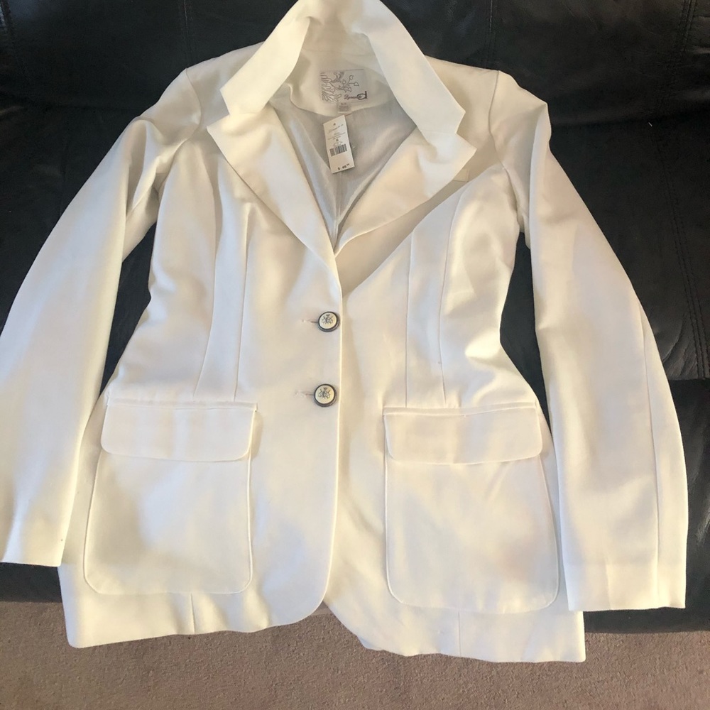 White blazer